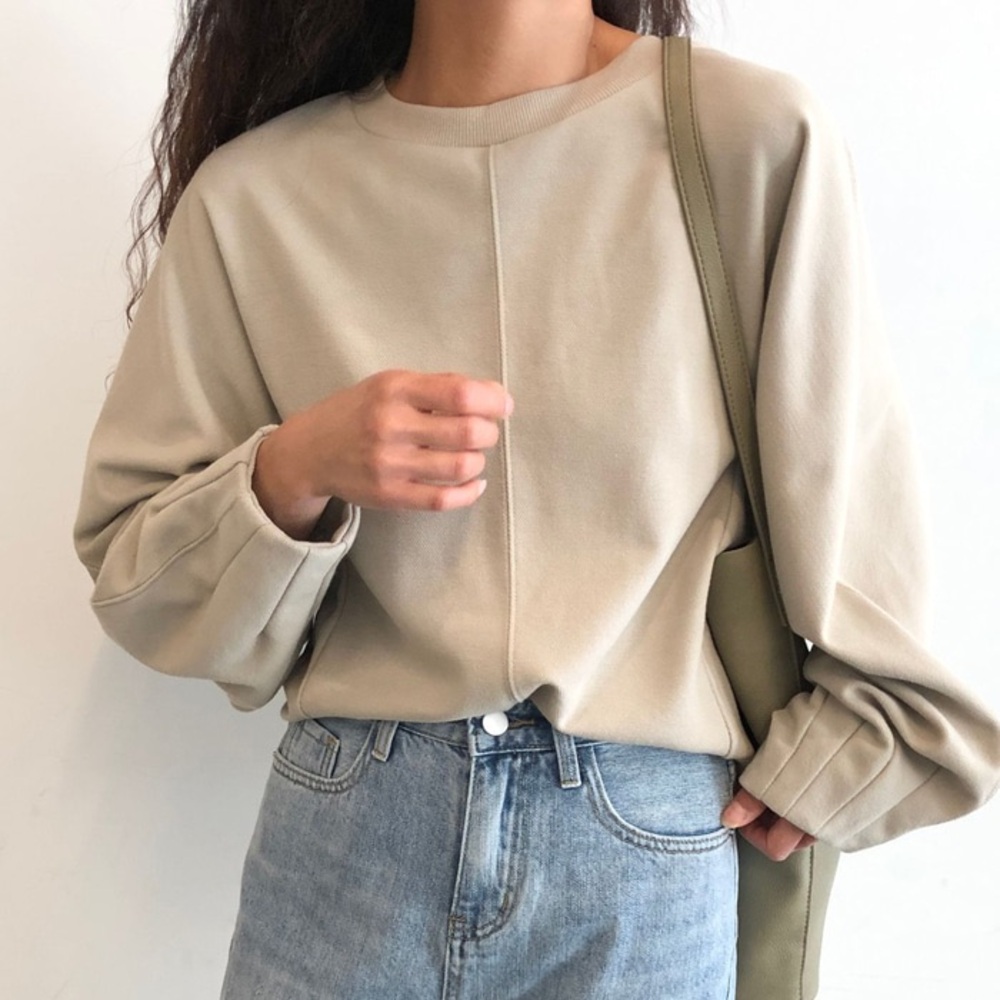 Oak+Fort balloon sleeve sweatshirt